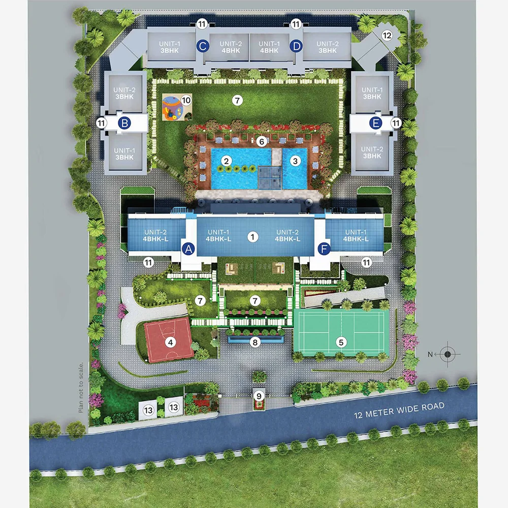 True Habitat Luxe Residency 112 Location Map
