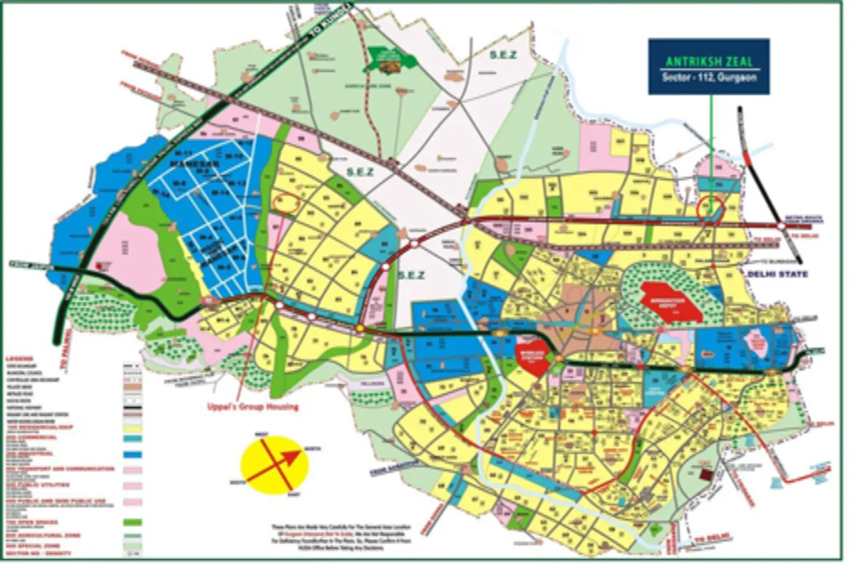 Antriksh Zeal Location Map