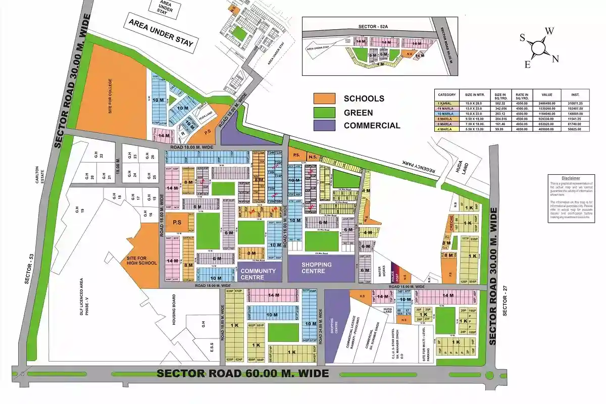 Site Plan of Suncity The Empire