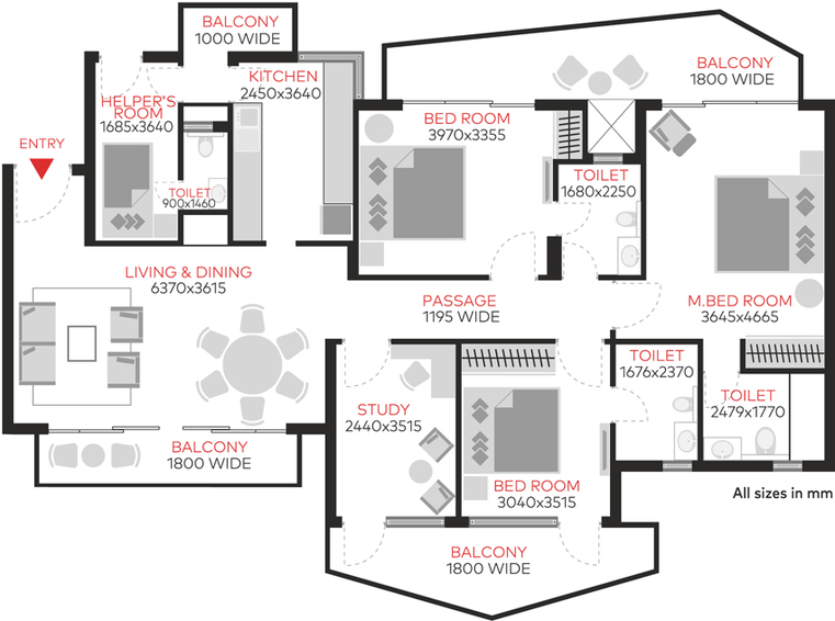 TARC Maceo Floor Plan