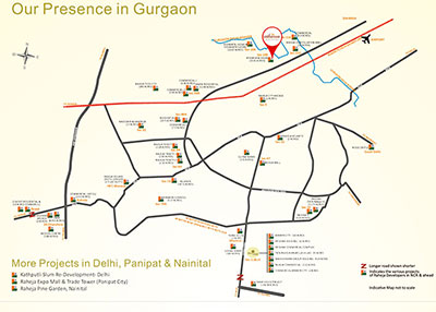 Raheja Atharva Location Map