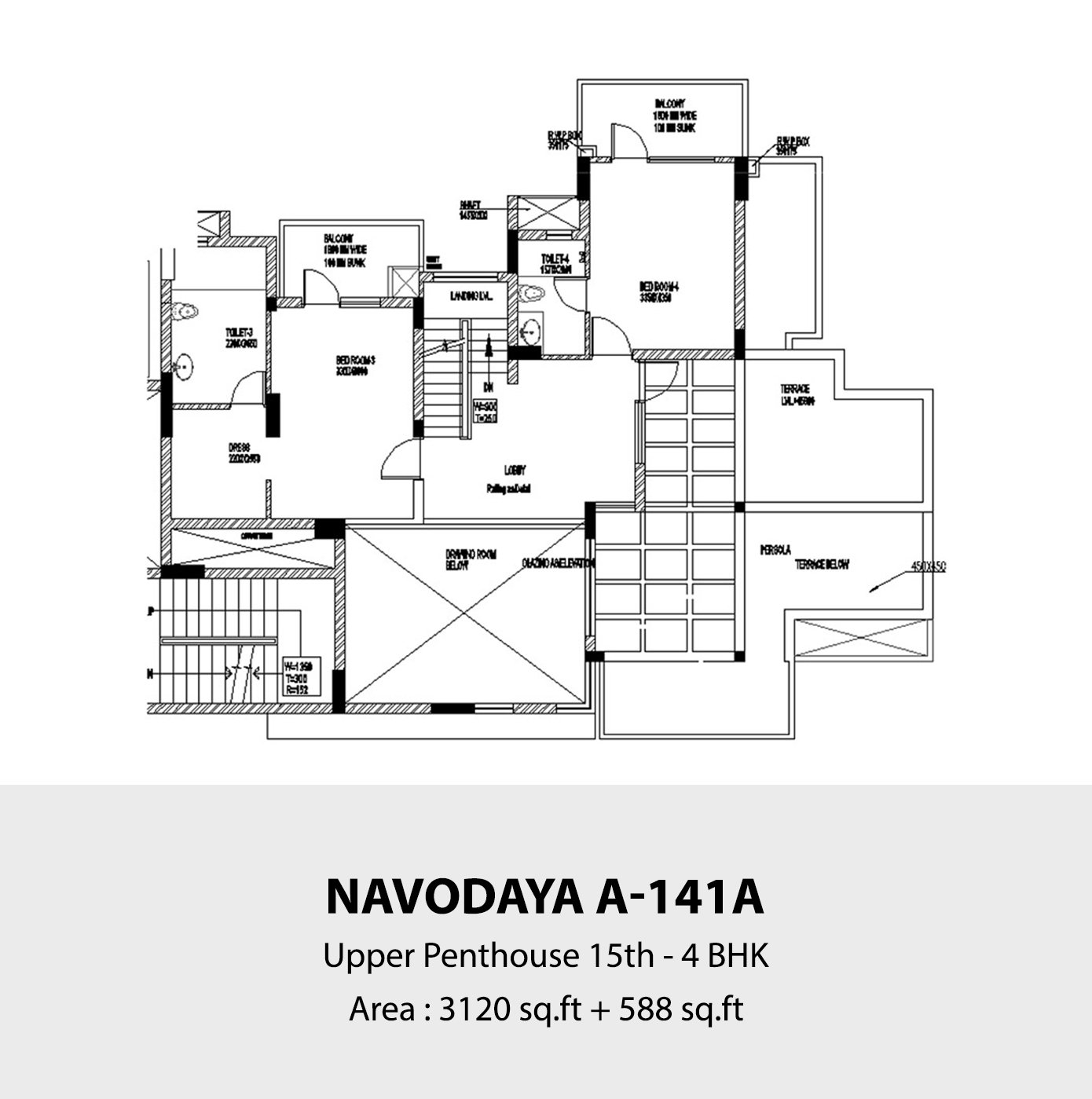 Raheja Navodaya Floor Plan
